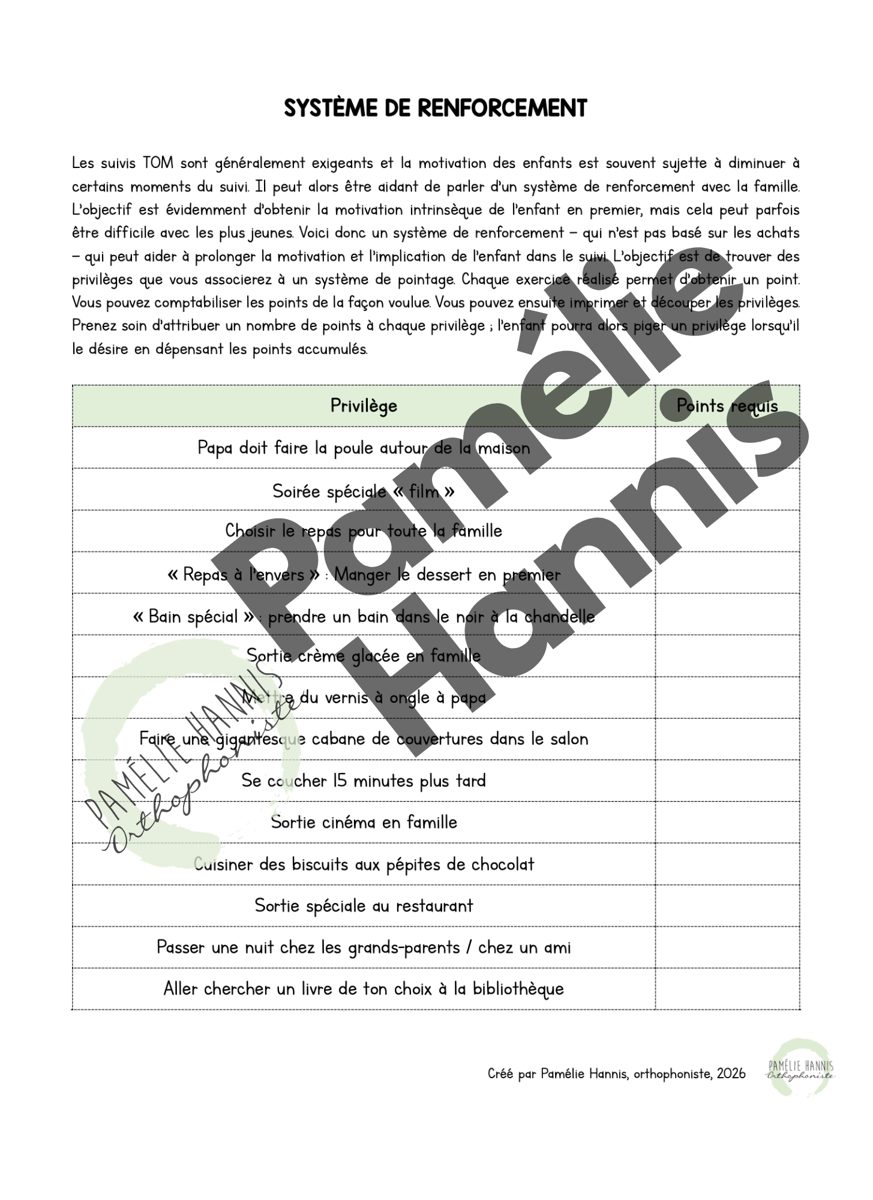 Aperçu du document « Système de renforcement »